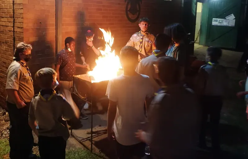 A Friday night at cubs and scouts, photo 6