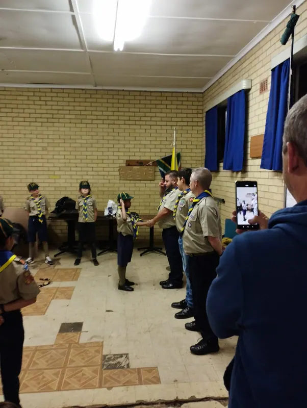 Cub investitures, photo 18