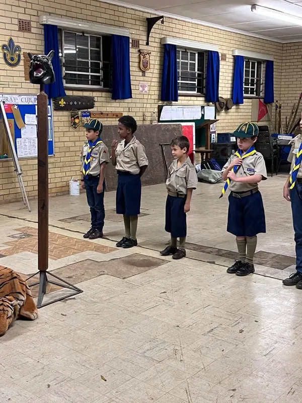 Cub investitures, photo 21