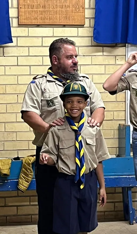 Cub investitures, photo 28