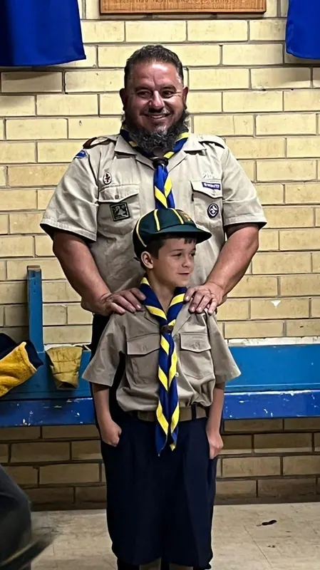 Cub investitures, photo 29