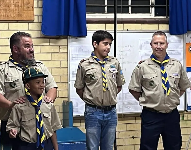 Cub investitures, photo 32