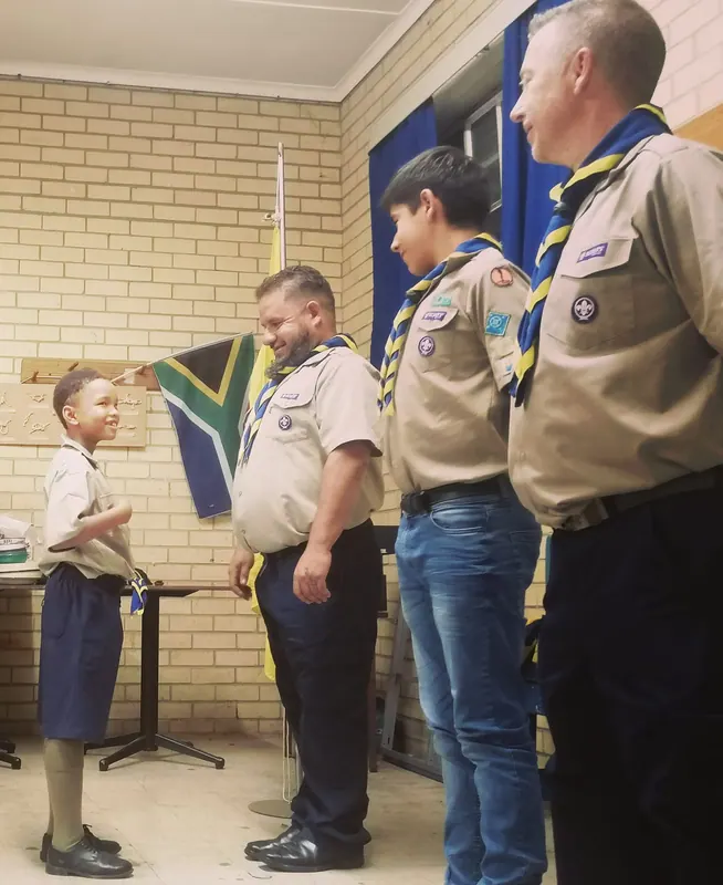 Cub investitures, photo 35