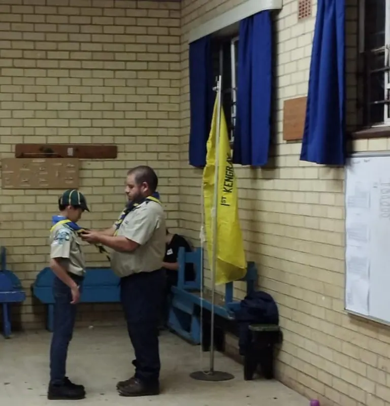 Joseph and Lucas join the cub pack, photo 1