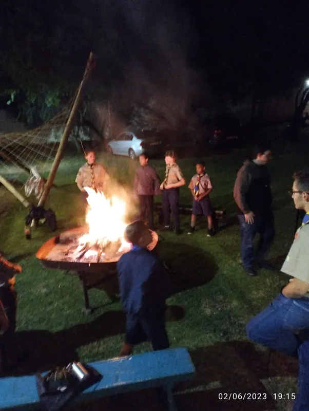 Campfire and new investitures, photo 2