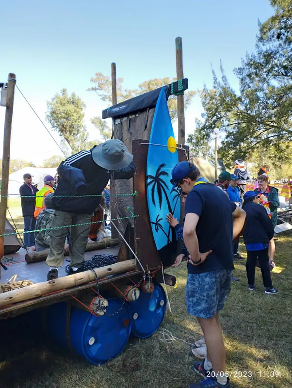 Kon Tiki 2023: building day, photo 36