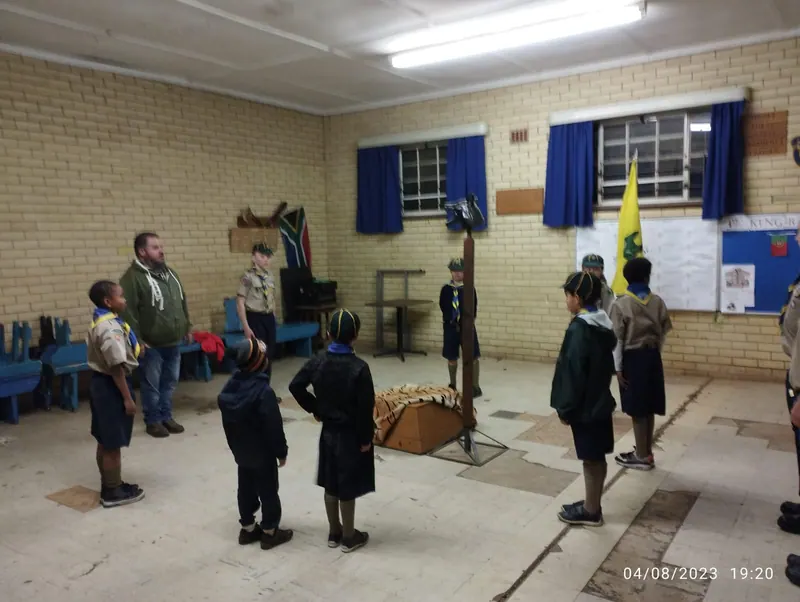 Moving On ceremony: Lukas goes up to Scouts, photo 1