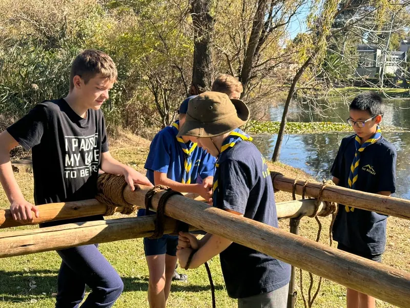 Raft building day with 1st Sao Jorge, photo 4