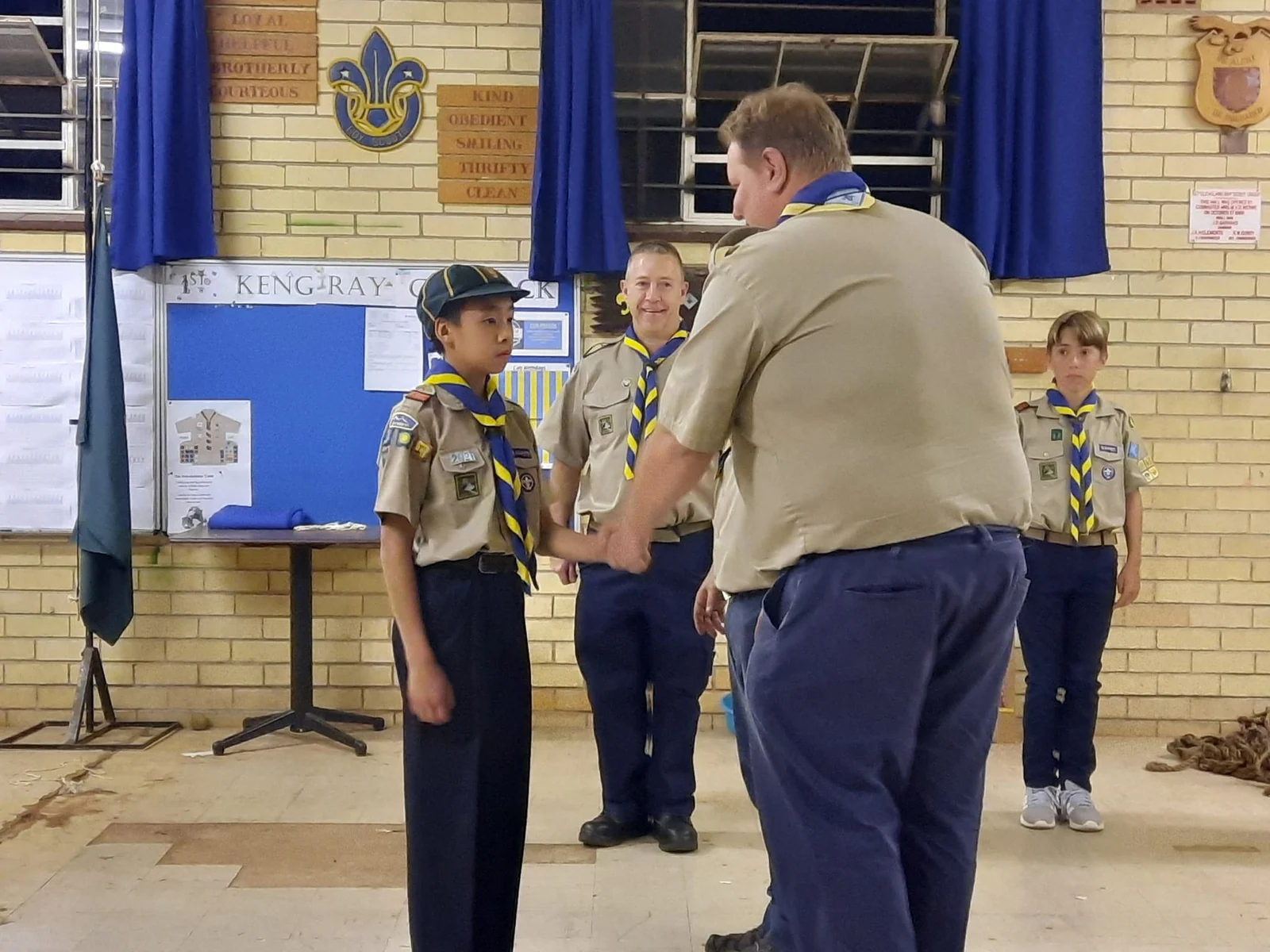 Welcome Joseph and Hannah Yen to the 1st Kengray scout troop