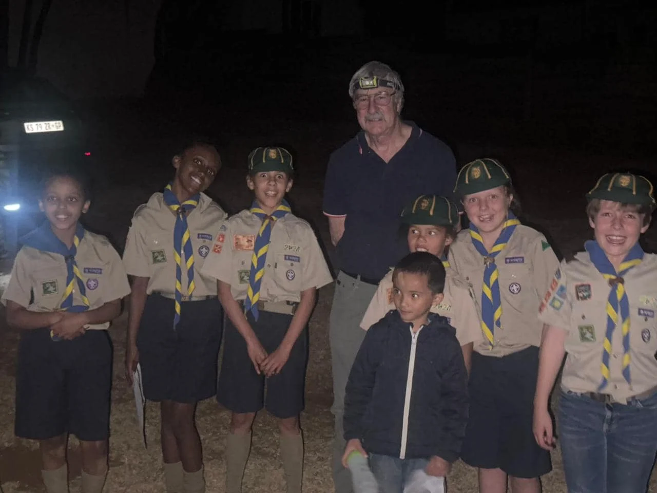 Cubs learn about the stars