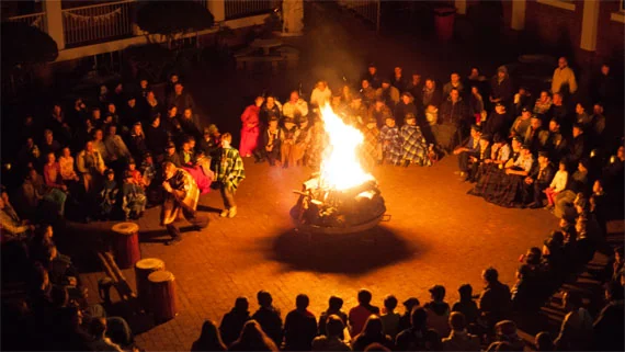 Winter Campfire